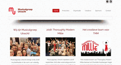 Desktop Screenshot of musicalgroeputrecht.nl